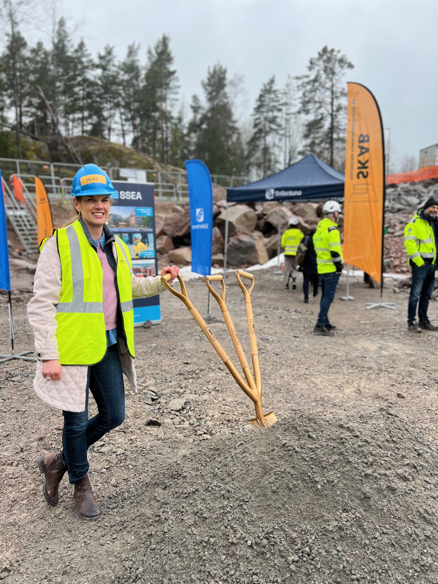 Första spadtag för Väsjöskolan