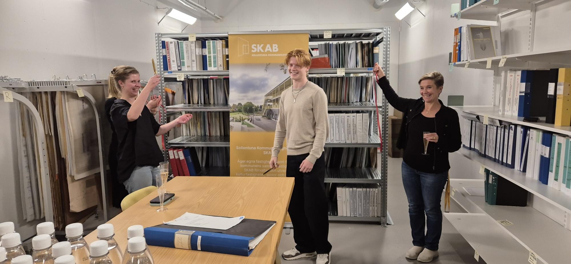 Invigning av SKAB:s egna ritningsarkiv!